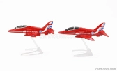 Corgi Airplane Set 2x Red Arrows Hawk Raf Royal Air Force  2019 1:100 Red