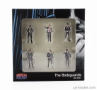 American diorama Figures Set 6x The Bodyguards 1:64 Black
