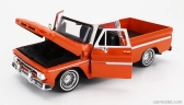 Motor-max Chevrolet C-10 Fleetside Pick-up Custom 1966 1:24 Oranžová s bielou
