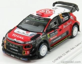 Spark-model Citroen C3 Wrc Team Citroen Total Abu Dhabi Wrt N 12 Rally Suede 2018 M.ostberg - T.erksen 1:43 Červená čierna biela