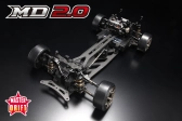 Yokomo Master Drift MD 2.0 RWD stavebnice driftovacího podvozku, uhlíkové šasi