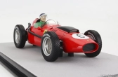 Tecnomodel Ferrari F1 Dino 246 N 6 Marocco Gp Mike Hawthorn (s figúrkou pilota) Majster sveta 1958 1:18 Červená