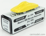 Officina-942 Fiat Abarth 500 Record Pininfarina 1958 1:76 Žlutá