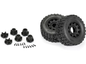 Pro-Line kolo 1:10, pneu 2.8" Jaeger HP, disk černý H12/14mm(2)