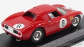 Najlepší model Ferrari 250 Lm N 8 2. 12h Reims 1964 J.surtees-l.bandini 1:43 Červená biela