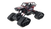 BAZAR - RC crawler CLIMBER s pásy i pneu, červená