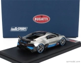 Looksmart Bugatti Divo 2018 1:43 Argent Lesklý - Stříbrný Karbon