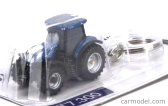 Universal hobbies New holland Portachiavi - Prívesok na kľúče T7.300 Tractor 2020 - cm. 4.0 1:87 Modrá čierna strieborná