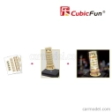 Cubicfun Puzzle 3d z peny Torre Di Pisa Con Luci A Led cm. 20.4x24.8x28.8 - 15 dielikov /