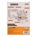 RoboTime dřevěné 3D puzzle Bagr