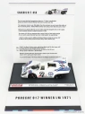 Brumm prom Porsche 917k Team Martini Racing N 22 1:43, bílá