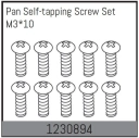 1230894 - M3*10 Pan self-tapping Screw Set (10)