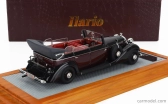 Ilario-model Horch 951a Pullman Original Car Cabriolet Open 1937 1:43 Black Bordeaux