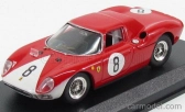 Najlepší model Ferrari 250 Lm N 8 2. 12h Reims 1964 J.surtees-l.bandini 1:43 Červená biela