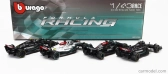 Bburago Mercedes gp Set F1 4x W14 Team Mercedes-amg Petronas Formula One N 44 Season 2023 Lewis Hamilton - N 63 Season 2023 George Russell - W13 N 44 Season 2022 Lewis Hamilton – W12 N 44 Season 2021 Lewis Hamilton 1:43 matná čierna strieborná