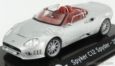 Edicola Spyker C12 Spyder 2008 - Con Vetrina - S vitrínou 1:43 Silver