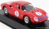 Najlepší model Ferrari 250lm N 1 Víťaz 6h Perth Caversham 1965 Martin - Mckay 1:43 Red