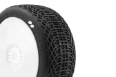 I-BARRS V3 BUGGY S1 (SUPER SOFT) lepené pneumatiky, biele disky, 2 ks.