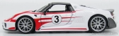 Bburago Porsche 918 Weissach 1:24 bílá