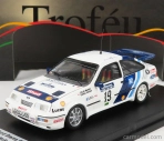 Trofeu Ford england Sierra Rs Cosworth N 19 Rally Nový Zéland 1989 C.mcrae - D.ringer 1:43 Biela Modrá