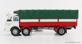 Edicola Pegaso 1063 Truck Telonato 3-assi 1968 1:43 Biela červená zelená