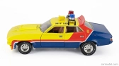 Greenlight Ford usa Falcon Xb V8 Police Interceptor Mad-max 1973 Movie - M.rockatansky The Dark One 1:18 Žltá červená modrá