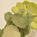 Doudou Histoire d'Ours Plyšový maňásek Dinosaurus zelený 24 cm