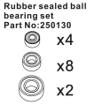 HBP250130 - Rubber Sealed Ball Bearing Set