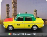 Edicola Simca 1000 Taxi Dakar 1964 1:43 Žltá zelená červená