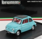 Brumm Fiat 500r Tetto Chiuso - uzavretý 1972 1:43 Turchese Farfalla