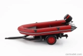 Edicola Accessories Trailer White Boat - Fire Engine - Vigili Del Fuoco - Feuerwehr 1:43