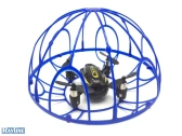 RC dron v klietke Photon Spirit, žltá