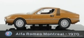 Edicola Alfa romeo Montreal 1970 - Con Vetrina - With Showcase 1:43 Brown Met