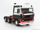 Road-kings DAF 3600 Space Cab Tractor Truck 3-assi 1986 1:18 Bielo-zeleno-červená