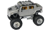 Mini RC Monster Truck, strieborná