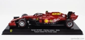 Edicola Ferrari F1 Sf1000 Team Scuderia Ferrari N 16 8th Toscana Gp Mugello 1000th Gp Ferrari F1 2020 Charles Leclerc - Con Vetrina - s vitrínou 1:24 Mugello Red