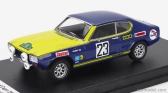 Trofeu Ford england Capri 2600 (nočná verzia) N 23 2nd Rally Bavaria 1971 Walter Rohrl - Herbert Marecek 1:43 Modrá Žltá