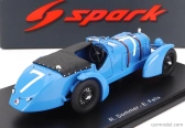 Spark-model Alfa romeo 8c 2.4l S8 Spider Team R.sommer N 7 24h Le Mans 1934 R.sommer - E.felix 1:43 Light Blue