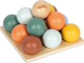 small foot Montessori triediaca hra s loptičkami