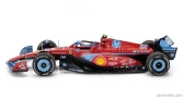 Bbr-models Ferrari F1  Sf-24 Team Scuderia Ferrari N 55 5th Miami Gp 2024 Carlos Sainz - Polifoam Packaging 1:18 Červená Černá Světle Modrá