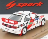 Spark-model Mitsubishi Lancer Evolution Iii N 3 2nd Rally Beijing Hong Kong 1996 R.burns - R.reid 1:43 Biela červená