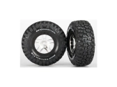 Traxxas kolo 2.2/3.0", disk SCT Split-Spoke saténový-černý, pneu KM2 S1 (2)