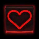 2Kids Toys LED NEON LIGHT lampička Srdce červené