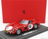 Bbr-models Ferrari 250 Gto Coupe N 170 Tour De France 1964 Annie Soisbault - Nicole Roure - Con Vetrina - With Showcase 1:18 Red