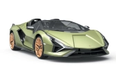 RE.EL Toys RC auto Lamborghini Sian 1:16 zelená metalíza, LED 2,4GHz