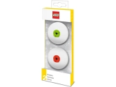 LEGO guma červená a zelená 2ks