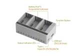 DJI Lito – 100W nabíjací hub 3 v 1 s režimom úspory energie 60 % pre DJI Lito 1/X1