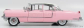 Greenlight Cadillac Fleetwood Series 60 1955 - Personal Car Elvis Presley 1:18 Růžová Bílá