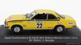 Cmr Opel Commodore B Gs/e (night Version) N 22 Rally Montecarlo 1973 W.rohrl - J.berger 1:43 Žlutá