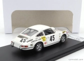 Trofeu Porsche 911s Coupe Team C.laurent N 45 24h Le Mans 1970 Claude Laurent - Jacques Marche 1:43 Bílá